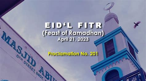 eid al-fitr 2023 philippines|April 21, 2023 a regular holiday for Eid'l Fitr in the .